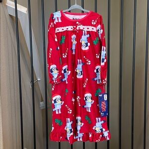 Blue Christmas Nightgown size 4T